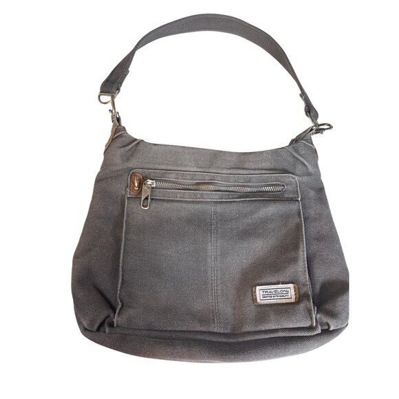 Travelon Heritage Anti-Theft RFID Shoulder Bag With Adjustable Strap & - Picture 1 of 7